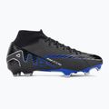 Nike Zoom Mercurial Superfly 9 Academy MG futbolo bateliai juodi/chromuoti/hiper real 2