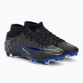 Nike Zoom Mercurial Superfly 9 Academy MG futbolo bateliai juodi/chromuoti/hiper real 4