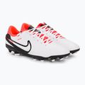 Nike Tiempo Legend 10 Academy MG futbolo bateliai balti/juodi/šviesiai purpuriniai 4