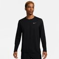 Vyriški bėgimo marškinėliai ilgomis rankovėmis Nike Miler Dri-Fit UV black