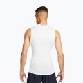 Vyriški marškinėliai Nike Pro Dri-Fit Tight be rankovių, skirti fitnesui white/black 3