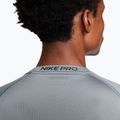 Vyriški treniruočių marškinėliai ilgomis rankovėmis Nike Pro Warm smoke grey/black 5