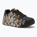 Vaikiški batai SKECHERS JGoldcrown Uno Lite Metallic Love black/gold