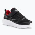 SKECHERS Go Run Elevate vaikiški treniruočių bateliai juodi/raudoni