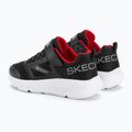 SKECHERS Go Run Elevate vaikiški treniruočių bateliai juodi/raudoni 3