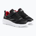 SKECHERS Go Run Elevate vaikiški treniruočių bateliai juodi/raudoni 4