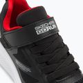 SKECHERS Go Run Elevate vaikiški treniruočių bateliai juodi/raudoni 8