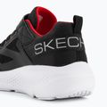 SKECHERS Go Run Elevate vaikiški treniruočių bateliai juodi/raudoni 9