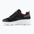 SKECHERS Go Run Elevate vaikiški treniruočių bateliai juodi/raudoni 10