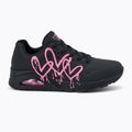 Moteriški batai  SKECHERS Uno Dripping In Love black/pink 2