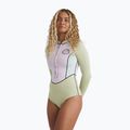 Moteriškas plaukimo kostiumas Billabong 1/1 mm Salty Dayz Natural Light Pistachio 4