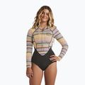 Moteriškas plaukimo kostiumas Billabong 2/2 mm Salty Dayz Natural Spring Black Multi