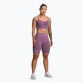 "Under Armour Train Seamless" moteriški treniruočių šortai misty purple/white 2