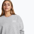 Moteriškas džemperis Under Armour Icon Fleece Crew mod gray light heather/white 5