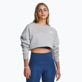 Moteriškas džemperis Under Armour Icon Fleece Crew mod gray light heather/white 6