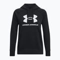 Moteriška Under Armour Rival Fleece Big Logo Hoody juoda/balta 5