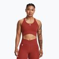 Moteriškas treniruočių topas Under Armour Project Rock LetsGo Crssover Top heritage red