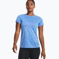 Under Armour Tech SSC moteriški treniruočių marškinėliai vanduo/baltas/metalinis sidabras