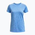 Under Armour Tech SSC moteriški treniruočių marškinėliai vanduo/baltas/metalinis sidabras 5