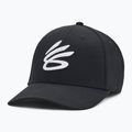 Kepuraitė su snapeliu Under Armour Curry Snapback black/white