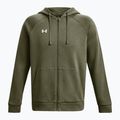 Vyriškas džemperis Under Armour Rival Fleece FZ Hoodie navy dd green/white 5