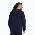 "Under Armour Rival Fleece FZ midnight navy/white" vyriškas treniruočių džemperis 3