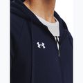 "Under Armour Rival Fleece FZ midnight navy/white" vyriškas treniruočių džemperis 4