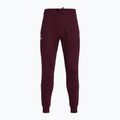 Under Armour Rival Fleece Joggers tamsiai kaštoninės/baltos vyriškos treniruočių kelnės 4