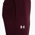 Under Armour Rival Fleece Joggers tamsiai kaštoninės/baltos vyriškos treniruočių kelnės 6