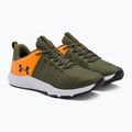 "Under Armour Charged Engage 2" vyriški treniruočių bateliai marine from green/formula orange/black 4