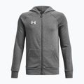 Vaikiškas džemperis Under Armour Rival Fleece FZ Hoodie grey