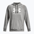 Vyriškas "Under Armour Rival Fleece Logo HD castlerock light heather/white" gobtuvas 4