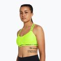 "Under Armour Crossback Low" geltonos/ geltonos/juodos spalvos fitneso liemenėlė