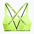 "Under Armour Crossback Low" geltonos/ geltonos/juodos spalvos fitneso liemenėlė 5