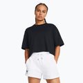 Moteriški treniruočių marškinėliai Under Armour Campus Boxy Crop black/white