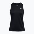 Moteriški treniruočių marškinėliai Under Armour Tech Tank Solid black/white