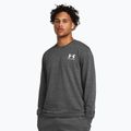 Vyriškas "Under Armour Rival Terry Lc Crew" džemperis su gobtuvu castlerock light heather/onyx white