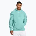 Vyriška Under Armour Rival Fleece striukė su gobtuvu radial turquoise/white