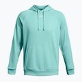 Vyriška Under Armour Rival Fleece striukė su gobtuvu radial turquoise/white 4