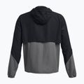 Under Armour Legacy Windbreaker vyriška treniruočių striukė black/castlerock/castlerock 5