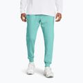 Vyriškos kelnės Under Armour Rival Fleece Joggers radial turquoise/white