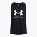 Vyriškas tank topas Under Armour Sportstyle Logo black/white 3
