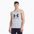 Vyriškas tank topas Under Armour Sportstyle Logo steel light heather/black