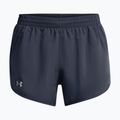 Moteriški bėgimo šortai Under Armour Fly By 3" downpour gray / downpour gray / reflective 5