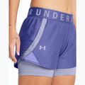 Moteriški treniruočių šortai Under Armour Play Up 2-In-1 starlight/celeste/celeste 4