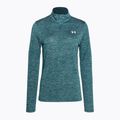 Moteriškas džemperis Under Armour Tech 1/2 Zip-Twist hydro teal/white 3