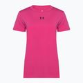 Moteriški treniruočių marškinėliai Under Armour Off Campus Core astro pink/black