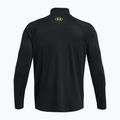 Vyriški "Under Armour Tech 2.0 1/2 Zip" juodos/aukšto matomumo geltonos spalvos džemperis 5