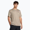 Vyriški treniruočių marškinėliai Under Armour Tech Vent timberwolf taupe/black