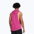 Vyriški treniruočių marškinėliai ilgomis rankovėmis Under Armour Project Rock Rents Due HD astro pink/black 2